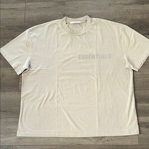 Fear of God Essentials Light Tan Short Sleeve Tee XL